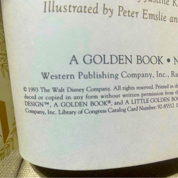 BNWT Vintage A Little Golden Book Disney Beauty and the Beast Teapot’s Tale - Picture 4 of 11